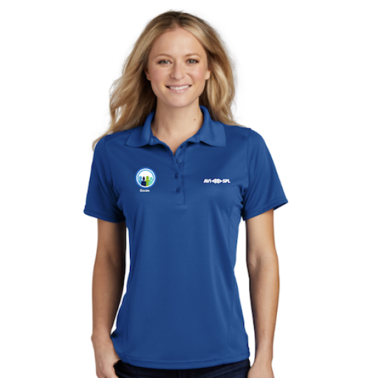 Royal Blue Sport-Tek® Women's Dry Zone® Raglan Accent Polo (Elevate Polo)